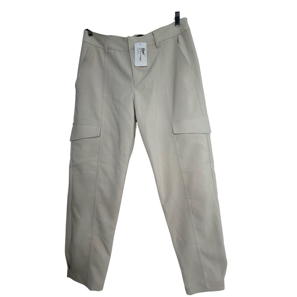Sanctuary Evereve Ivory cargo pants NWT size 29'' relaxed fit straight leg